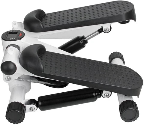 Stepper Exercise Machine with Resistance Bands and LCD Monitor